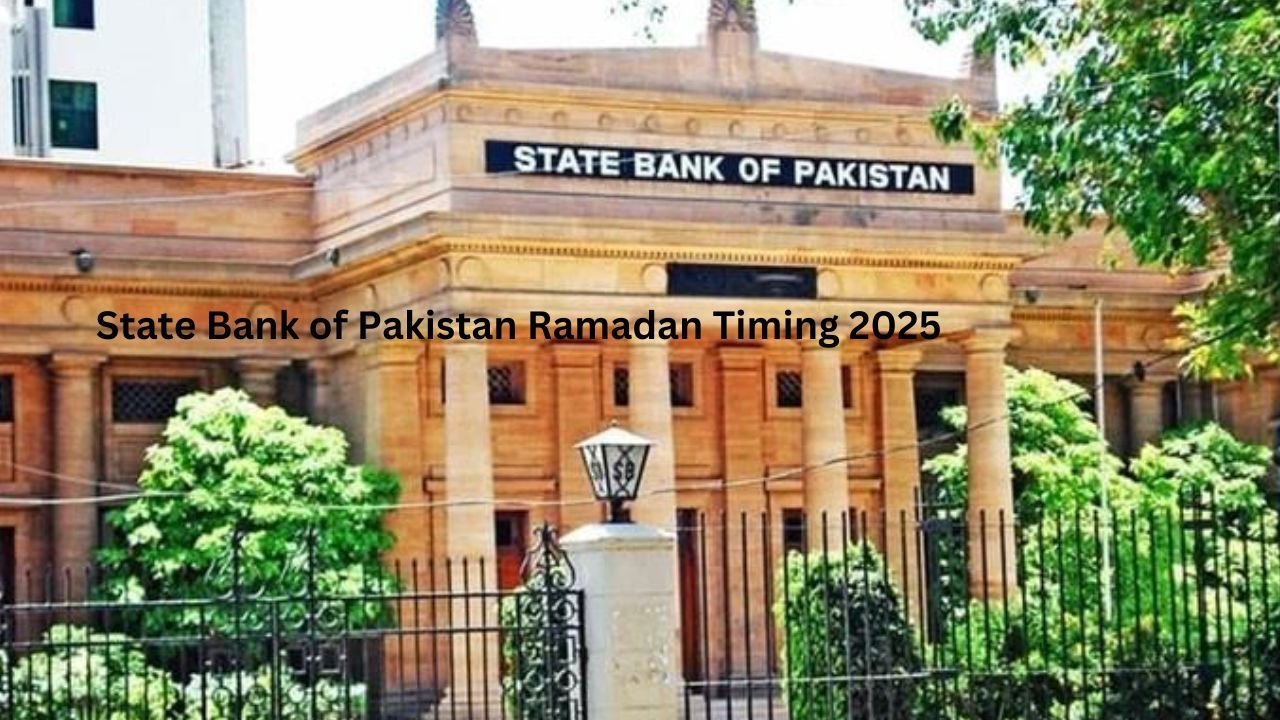 State Bank of Pakistan Ramadan Timing 2025